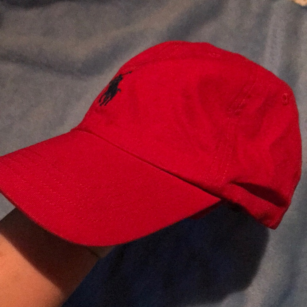 Red Polo cap